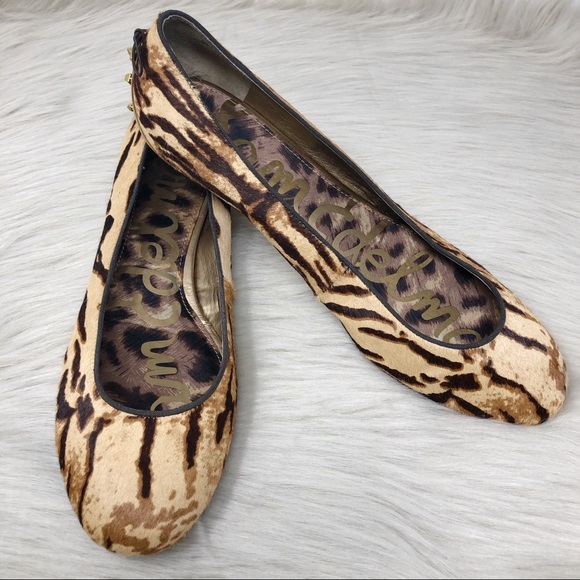 Sam Edelman Joya Animal Print Ballet Flats Sz 10.5 - Picture 4 of 8